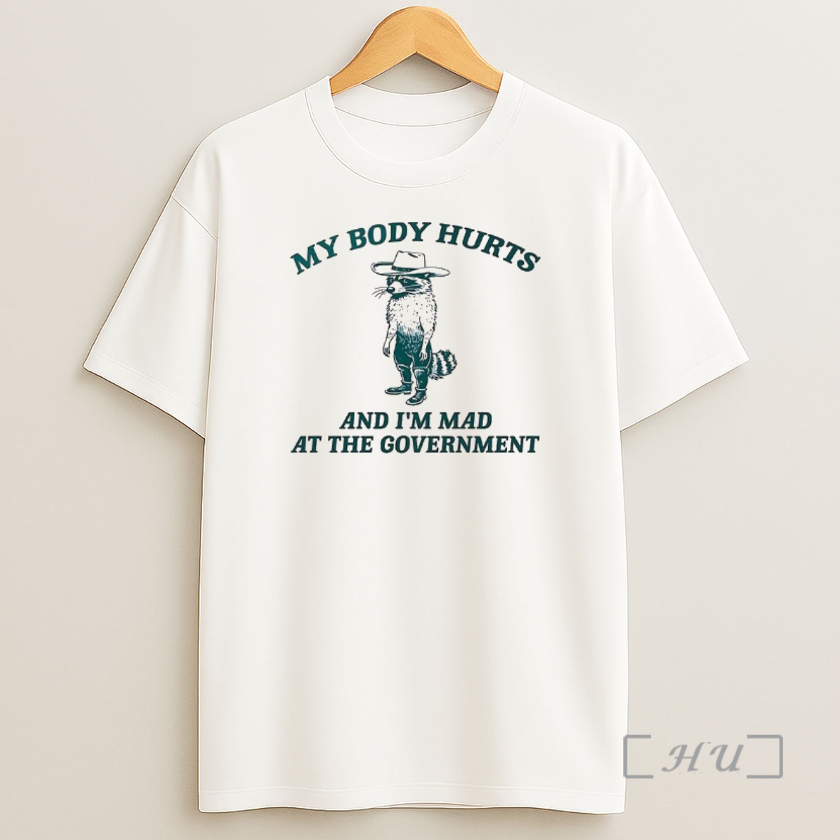 Officials Racoon My Body Hurts And Im Mad At The Government Premium Shirt Sweatshirt Tee