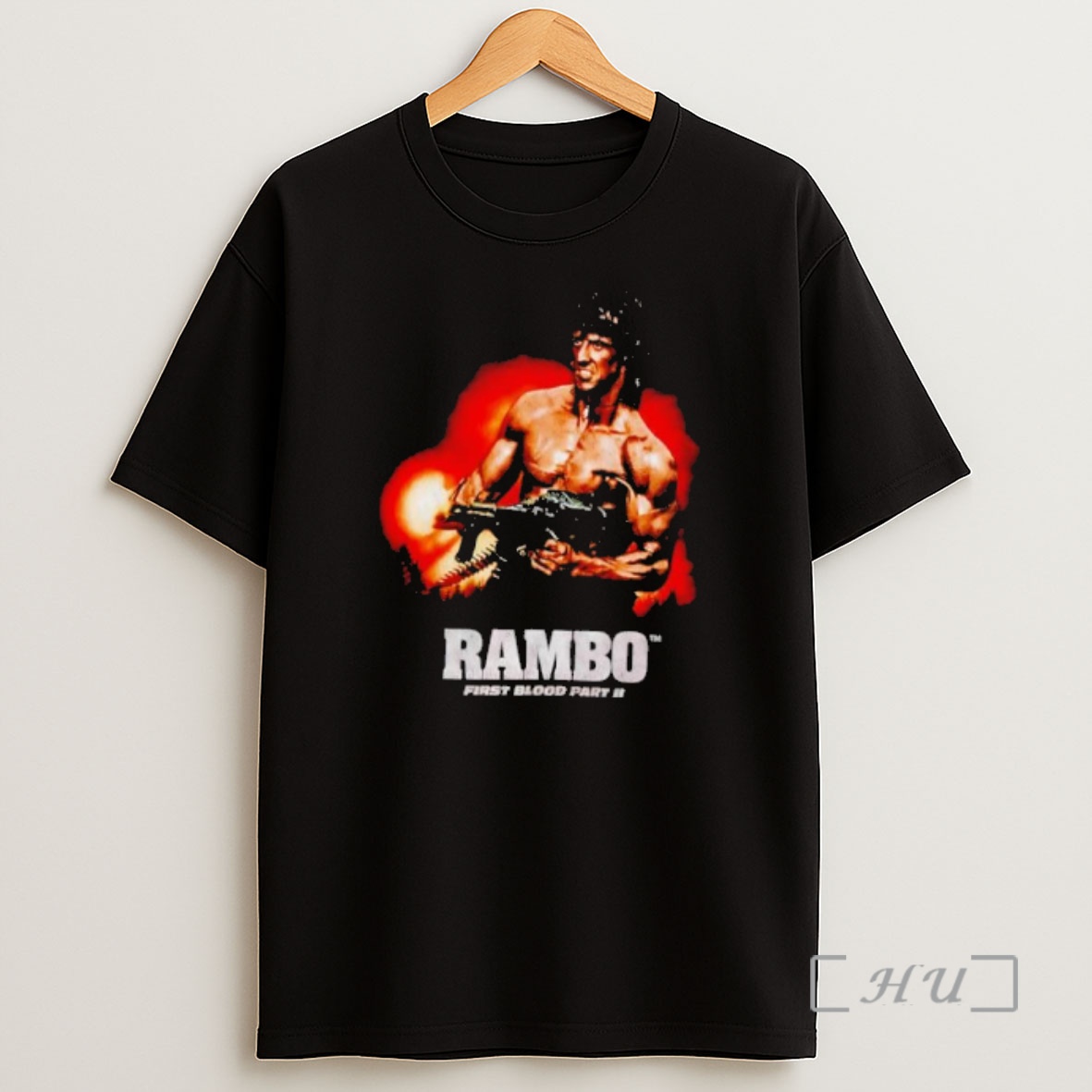 Officials Rambo Gun First Blood Collage Shirt Sweatshirt Tee