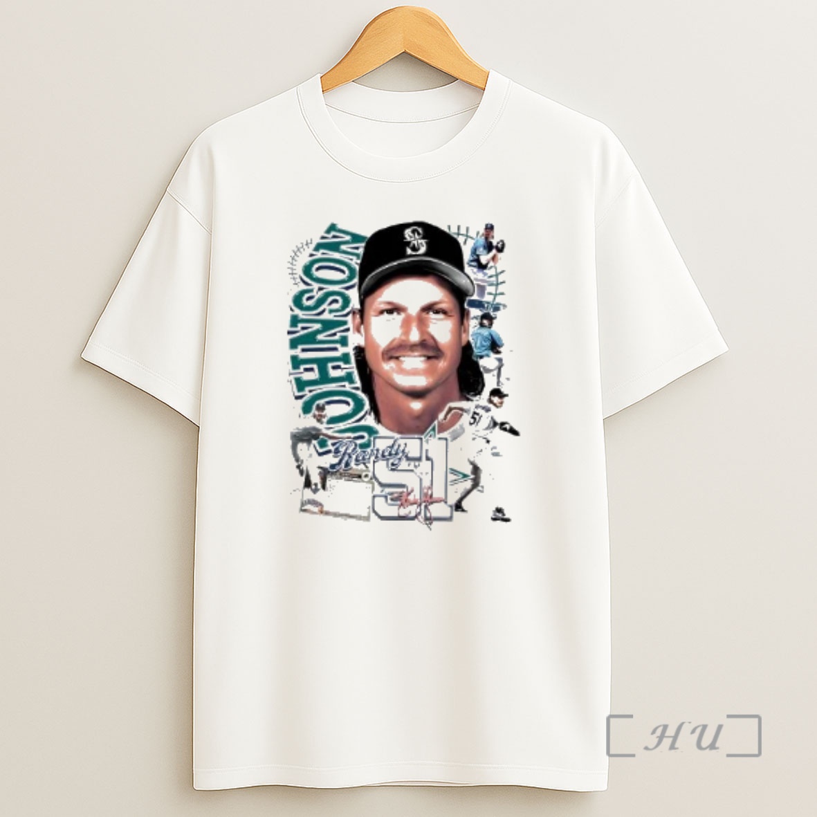 Officials Randy Johnson Picture Collage Seattle Mariners Shirt Sweatshirt Tee