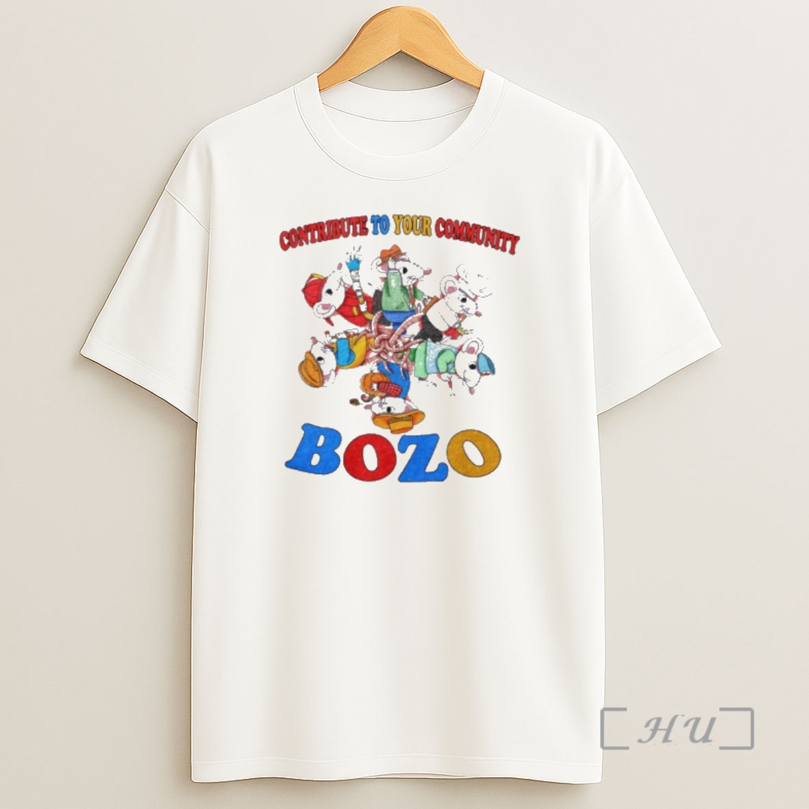 Officials Rat King Contribute To Your Community Bozo Shirt Sweatshirt Tee