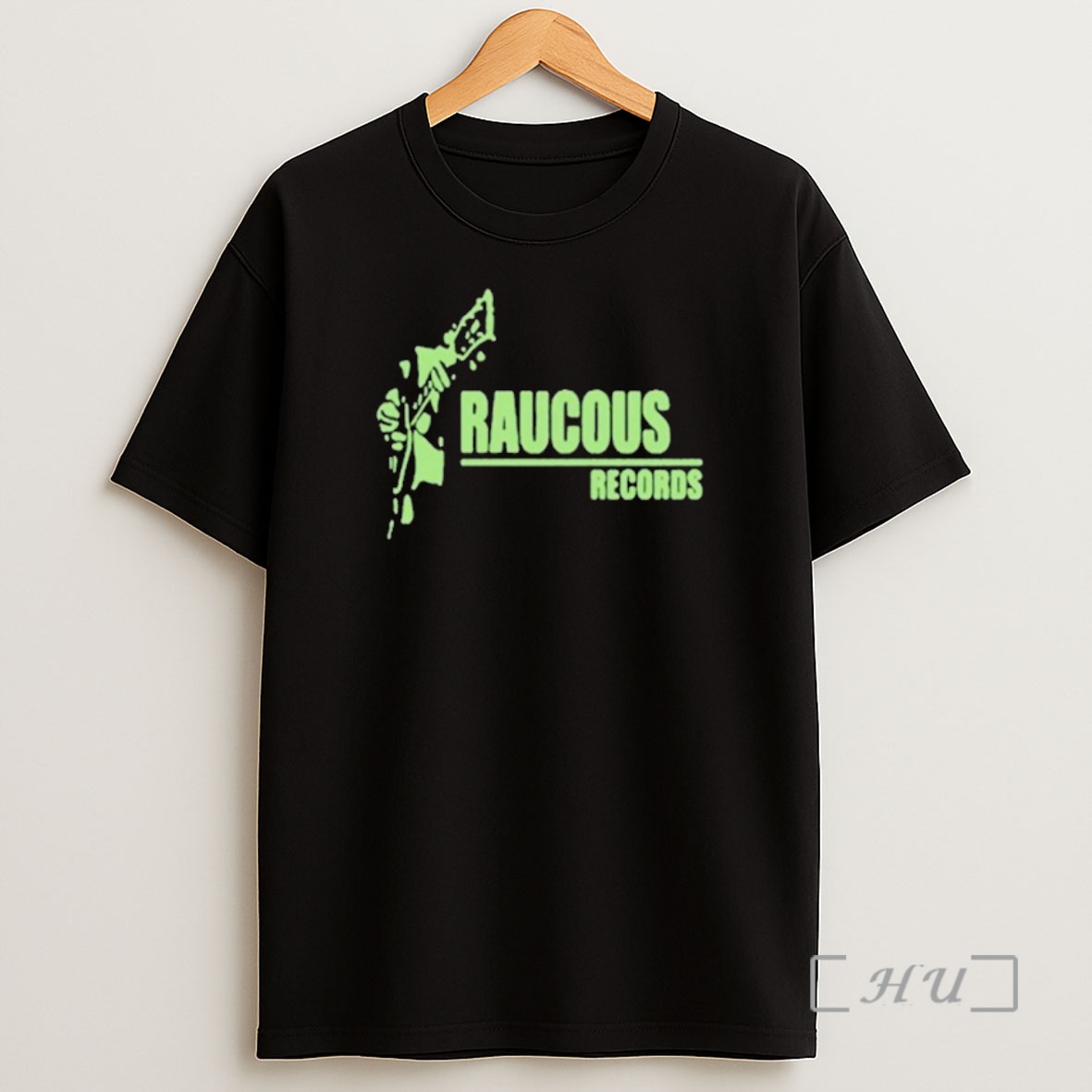 Officials Raucous Records Guitar Logo Shirt Sweatshirt Tee