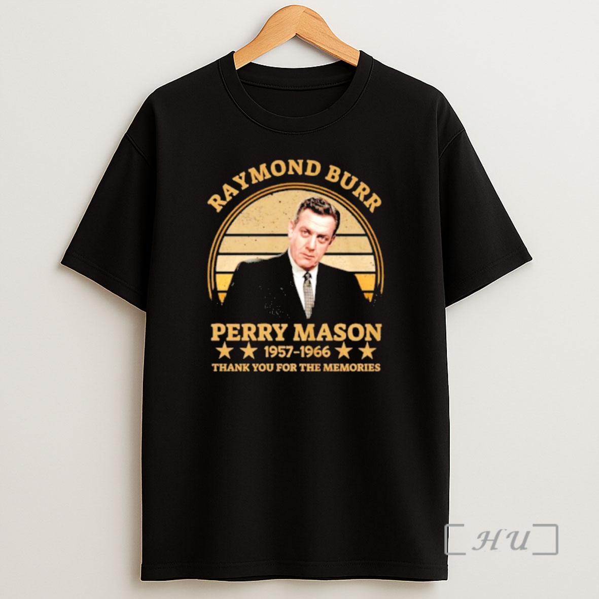 Officials Raymond Burr Perry Mason 1957 1966 Thank You For The Memories Shirt Sweatshirt Tee