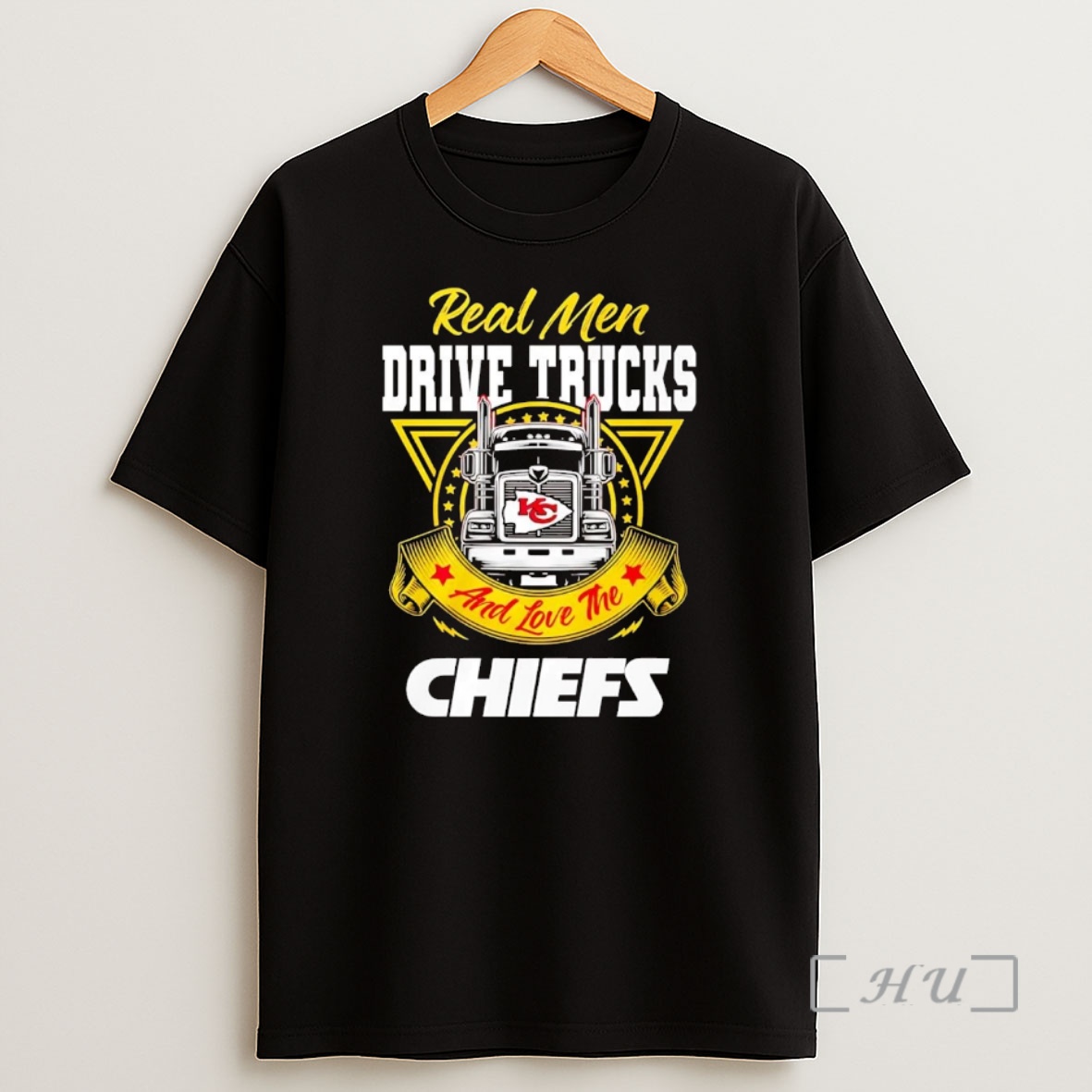 Officials Real Men Drive Trucks And Love The Chiefs Premium Shirt Sweatshirt Tee