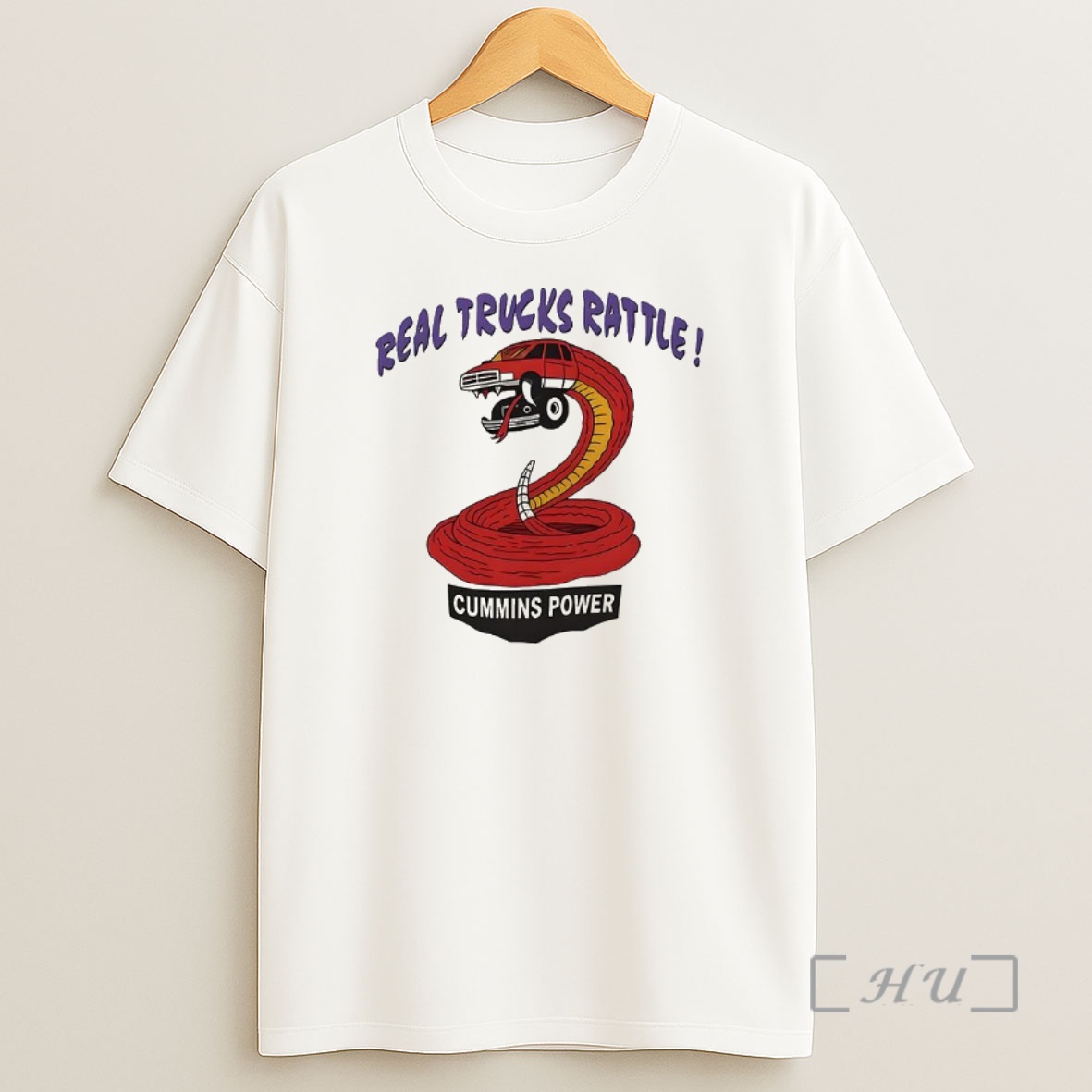 Officials Real Trucks Rattle Cummins Power Rattlesnake Truck Shirt Sweatshirt Tee