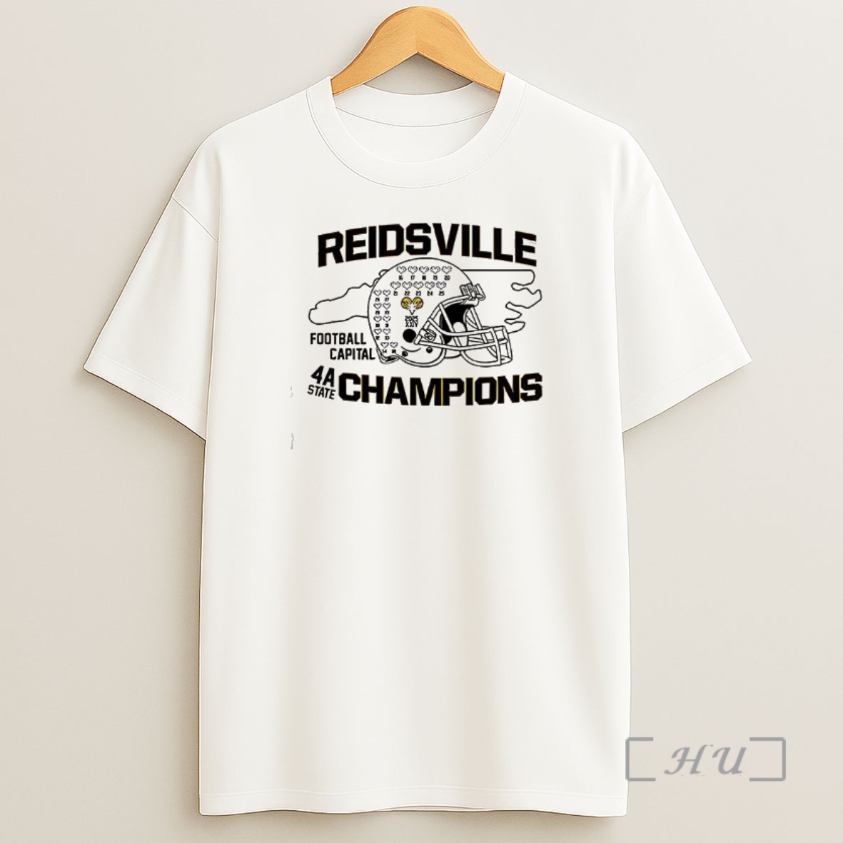 Officials Reidsville Football 4a State Champions 2025 Helmet Shirt Sweatshirt Tee