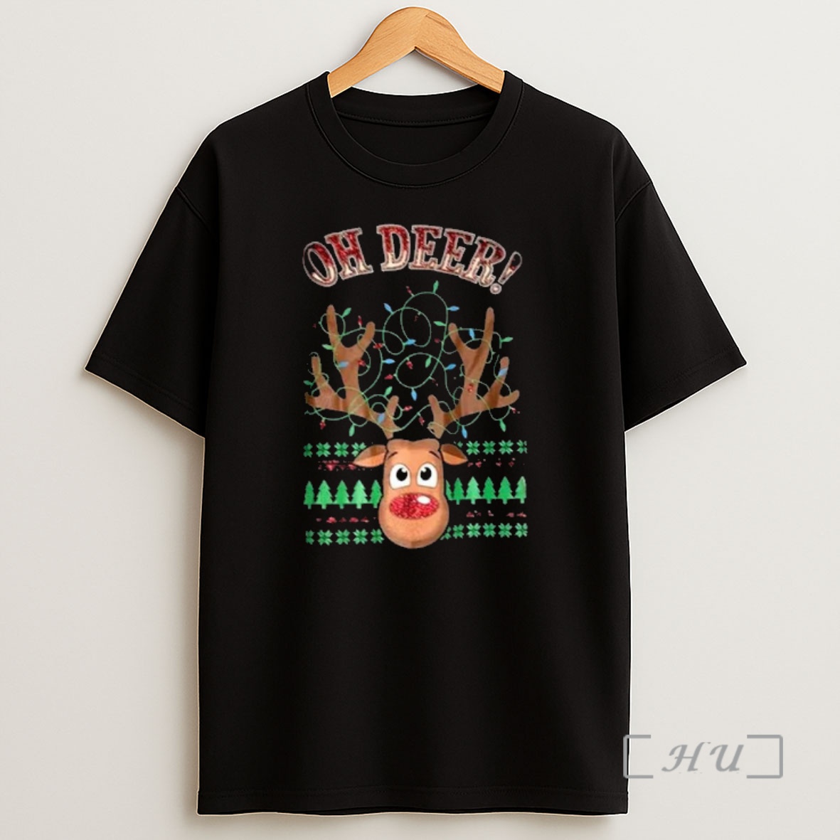 Officials Reindeer Oh Deer Ugly Christmas Premium Shirt Sweatshirt Tee