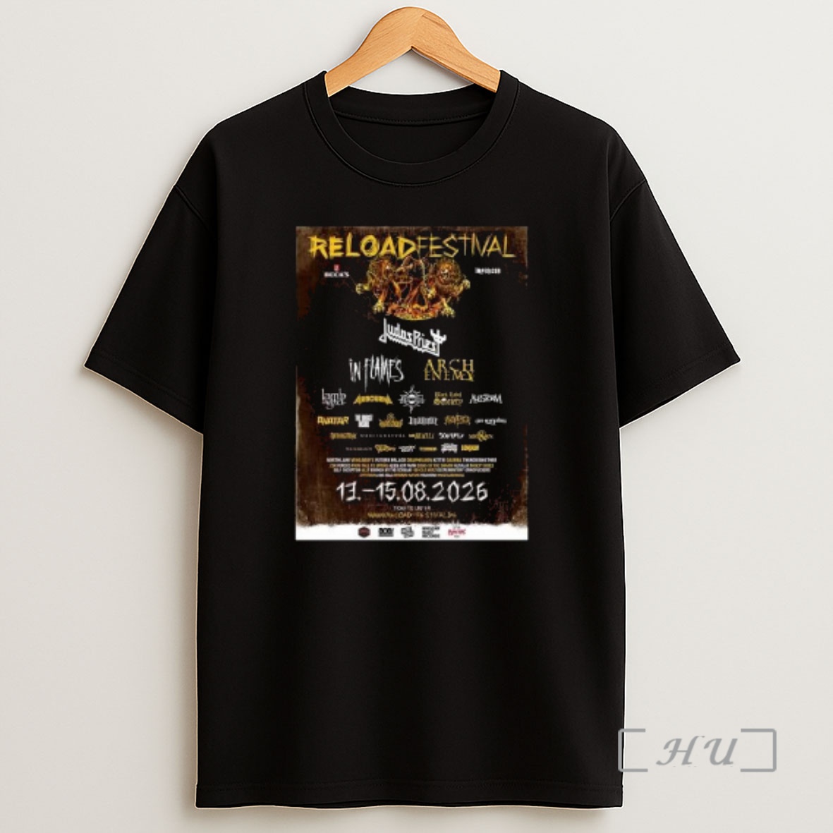 Officials Reloaded Festival Full Lineup In Sulingen Germany From August 13 To 15 2026 Circle Black Premium Shirt Sweatshirt Tee