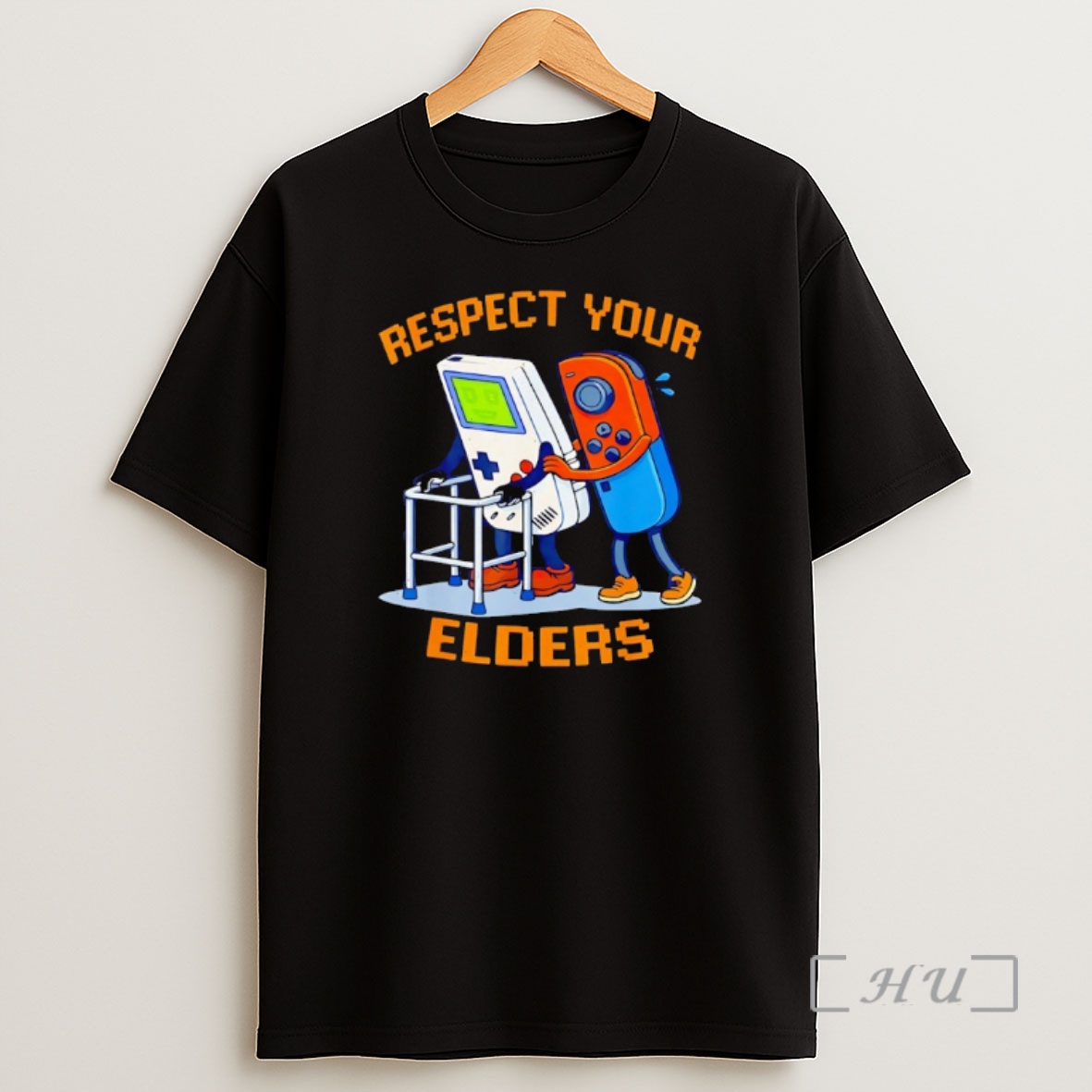 Officials Respect Your Elders Gaming Control Video Game Funny Shirt Sweatshirt Tee