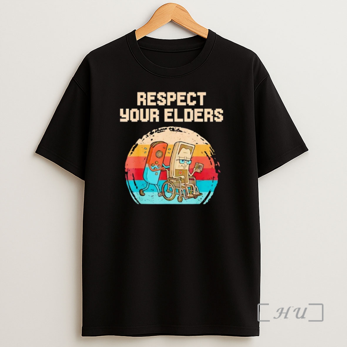 Officials Respect Your Elders Gaming Control Video Game Retro Shirt Sweatshirt Tee