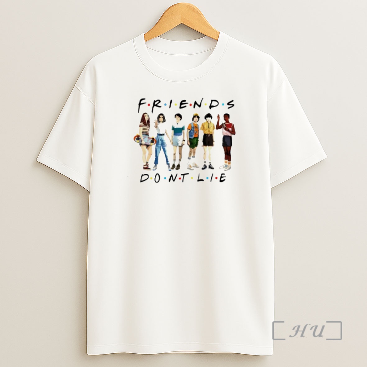 Officials Retro 90s Friends Dont Lie Stranger Things Shirt Sweatshirt Tee