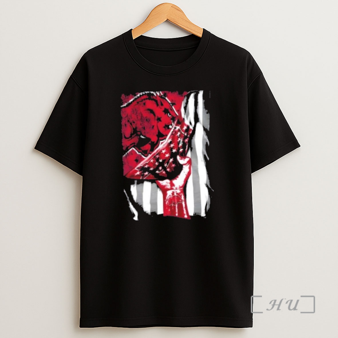 Officials Revealing The Glory Arkansas Razorbacks X Usa Flag Shirt Sweatshirt Tee