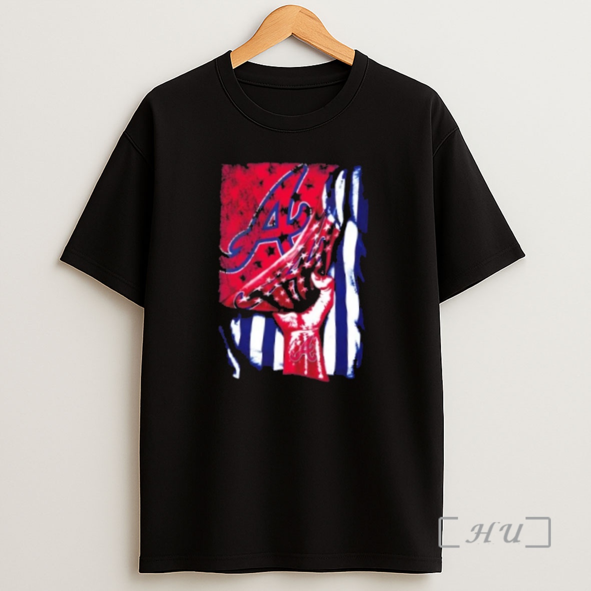 Officials Revealing The Glory Atlanta Braves X Usa Flag Shirt Sweatshirt Tee