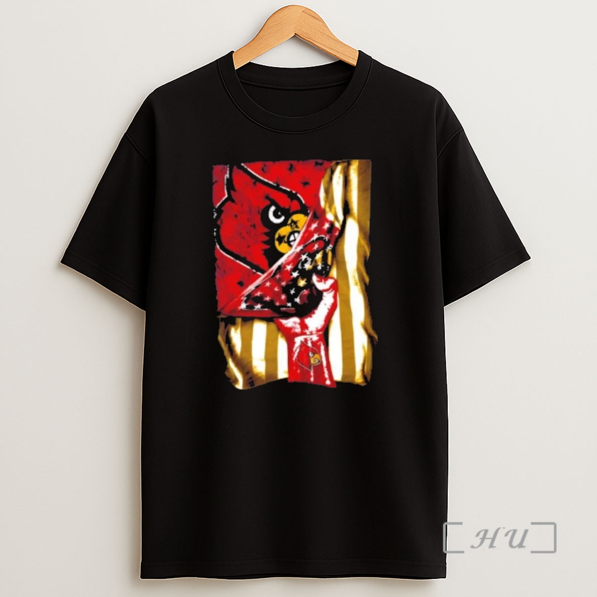 Officials Revealing The Glory Louisville Cardinals X Usa Flag Shirt Sweatshirt Tee
