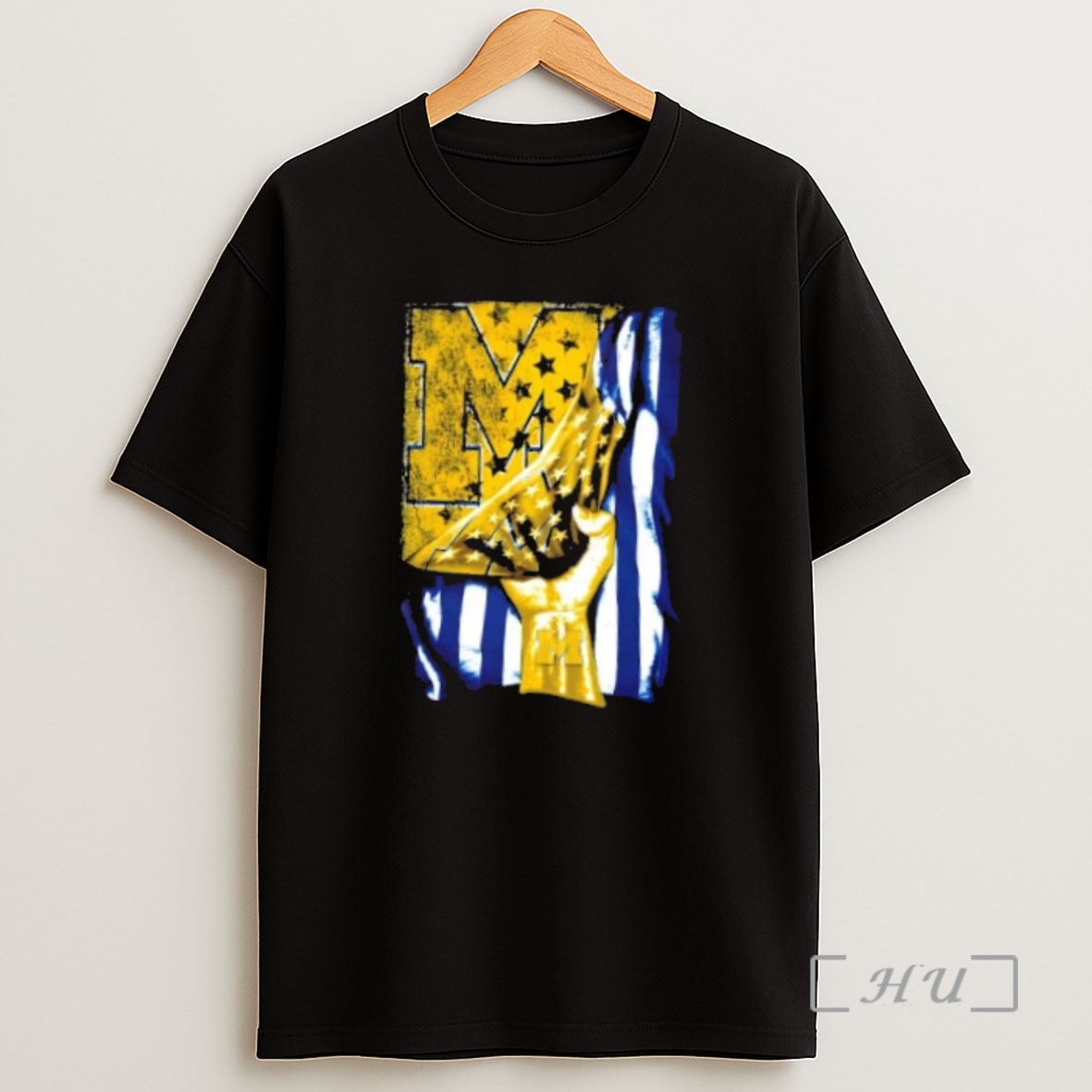 Officials Revealing The Glory Michigan Wolverines X Usa Flag Shirt Sweatshirt Tee