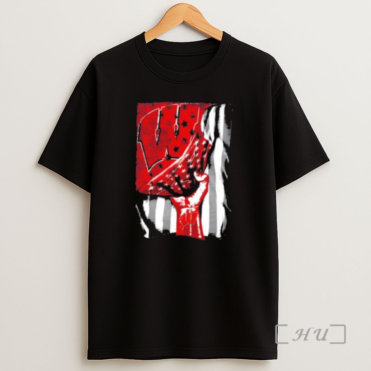 Officials Revealing The Glory Wisconsin Badgers X Usa Flag Shirt Sweatshirt Tee
