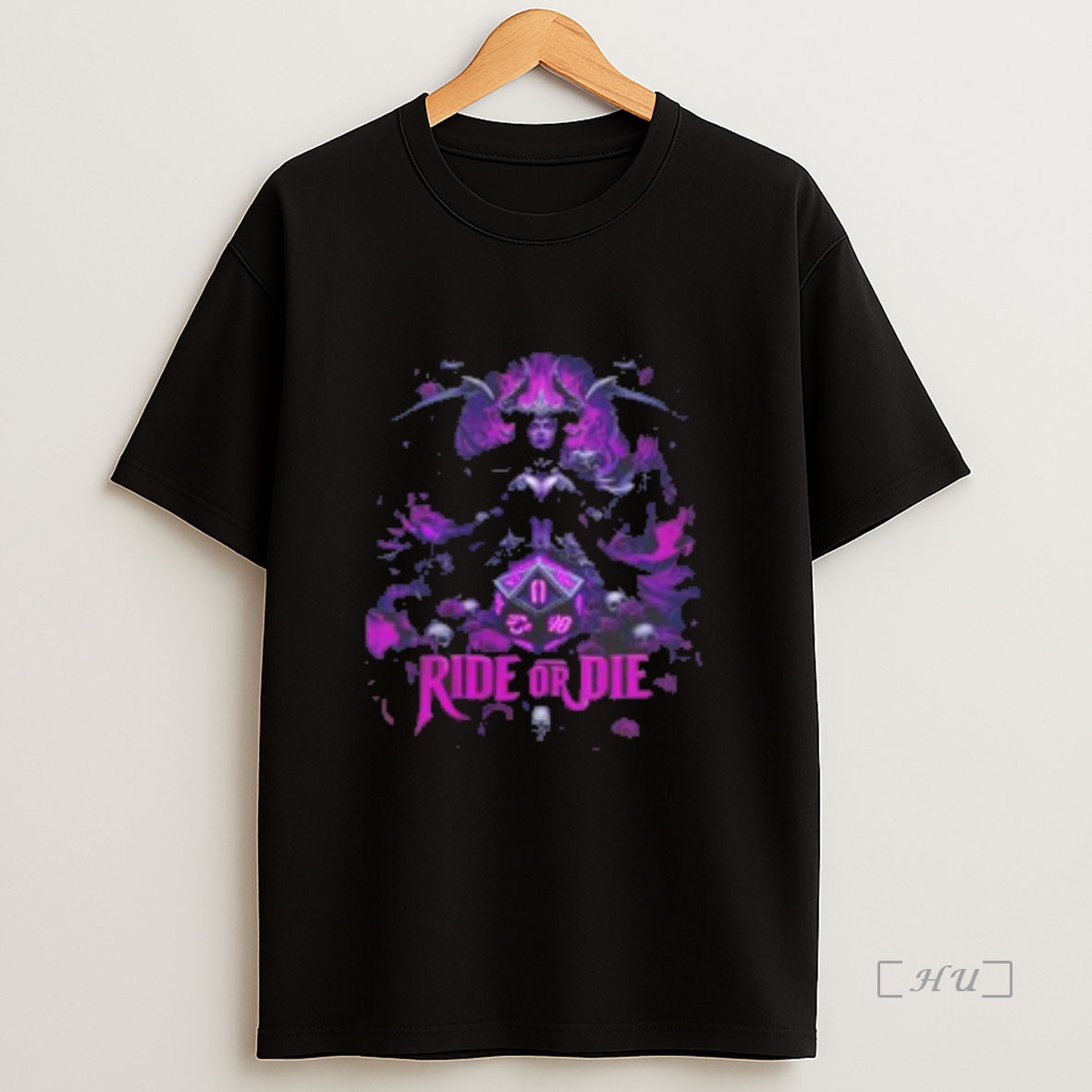 Officials Ride Or Die Demoness Skull Dnd Gaming Premium Shirt Sweatshirt Tee