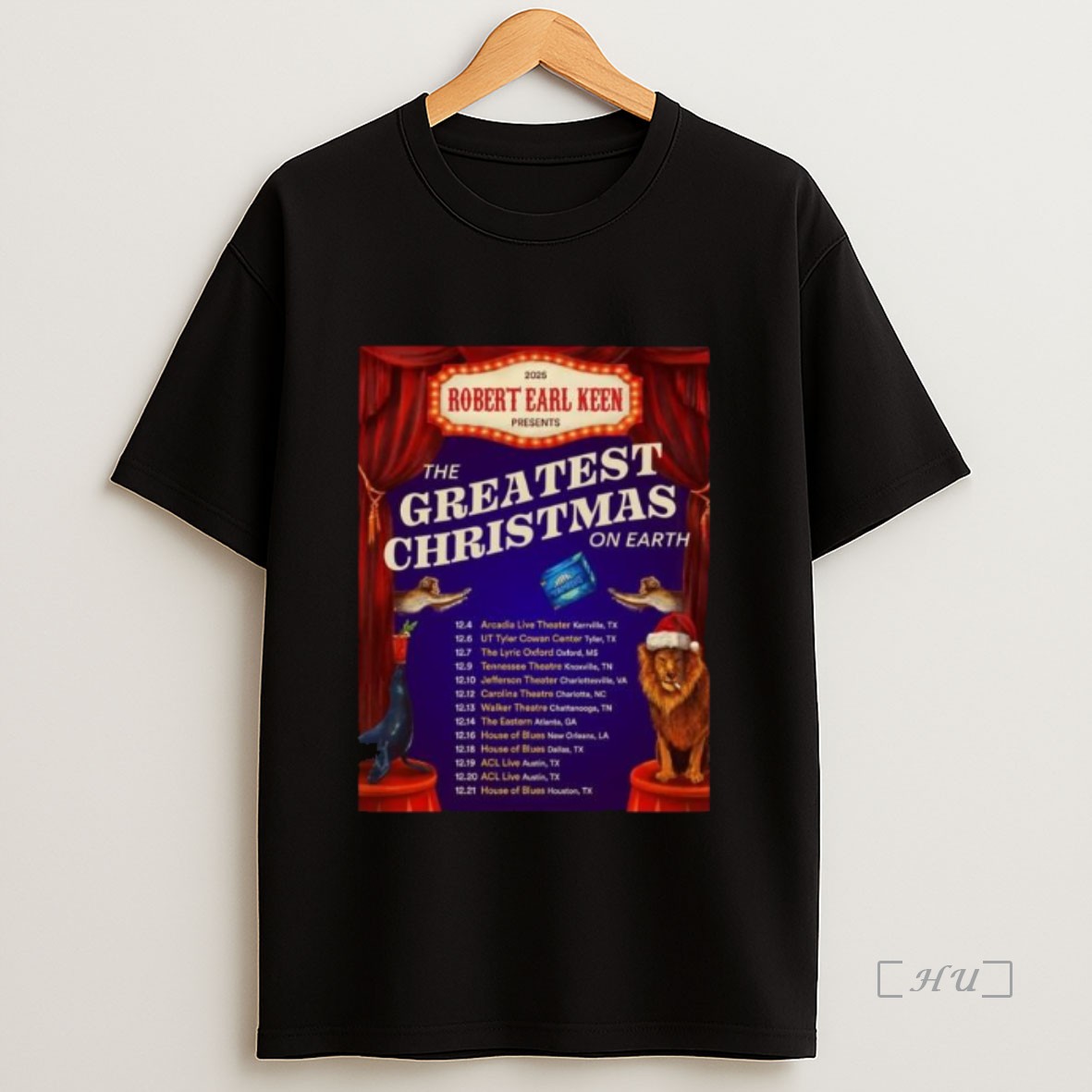 Officials Robert Earl Keen The Greatest Christmas On Earth December 2025 Long Sleve Shirt Sweatshirt Tee