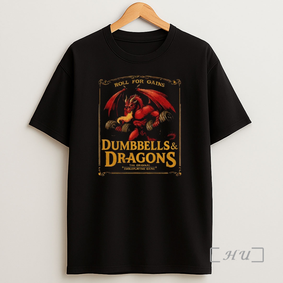 Officials Roll For Gains Dumbbells Dragons Shirt Sweatshirt Tee