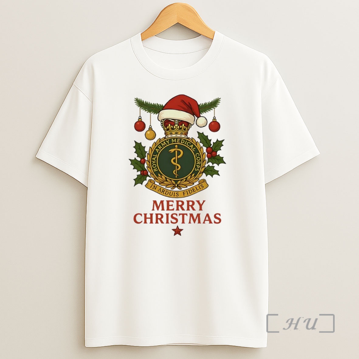 Officials Royal Army Medical Corps Merry Christmas Premium Shirt Sweatshirt Tee