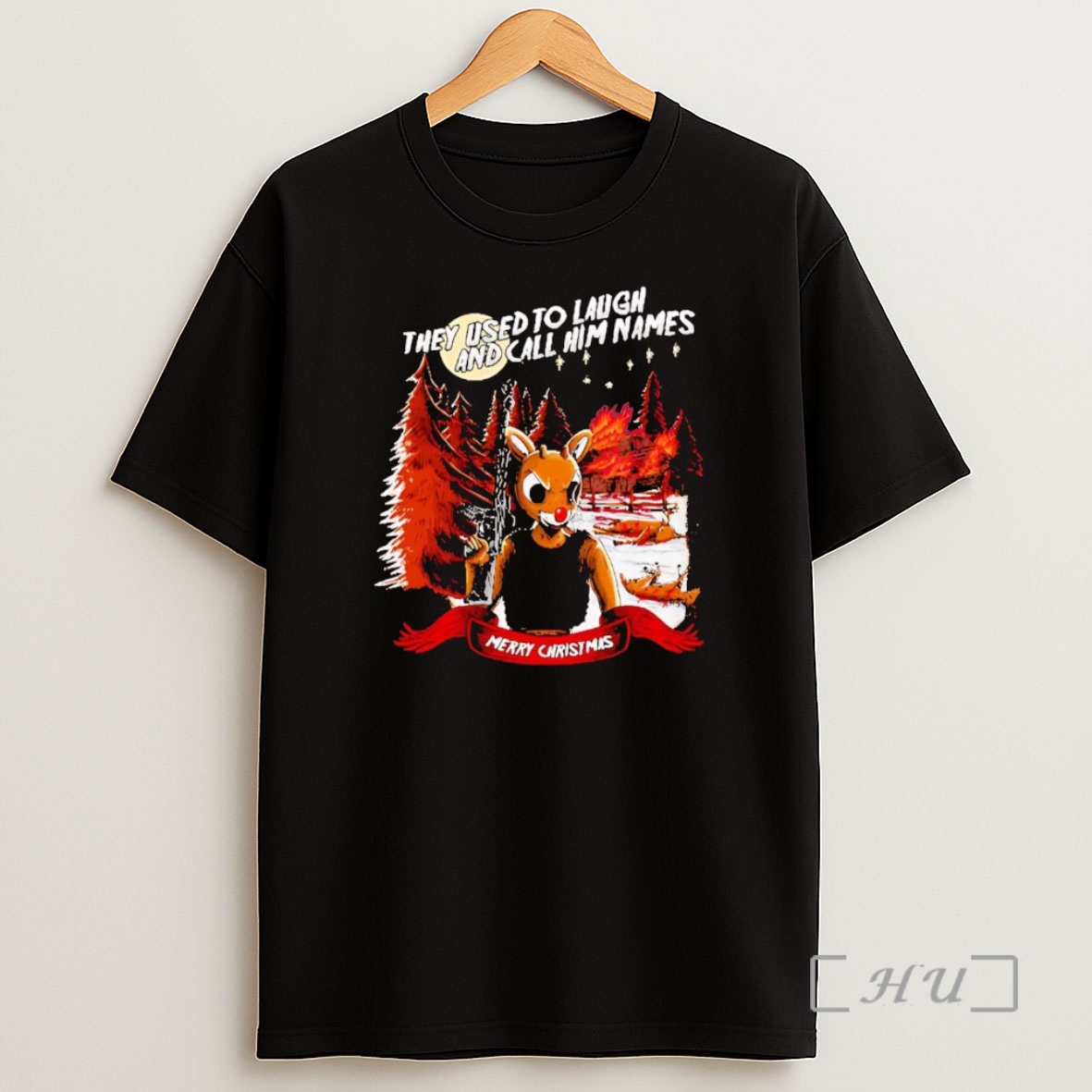 Officials Rudolph They Used To Laugh And Call Him Names Merry Christmas Premium Shirt Sweatshirt Tee