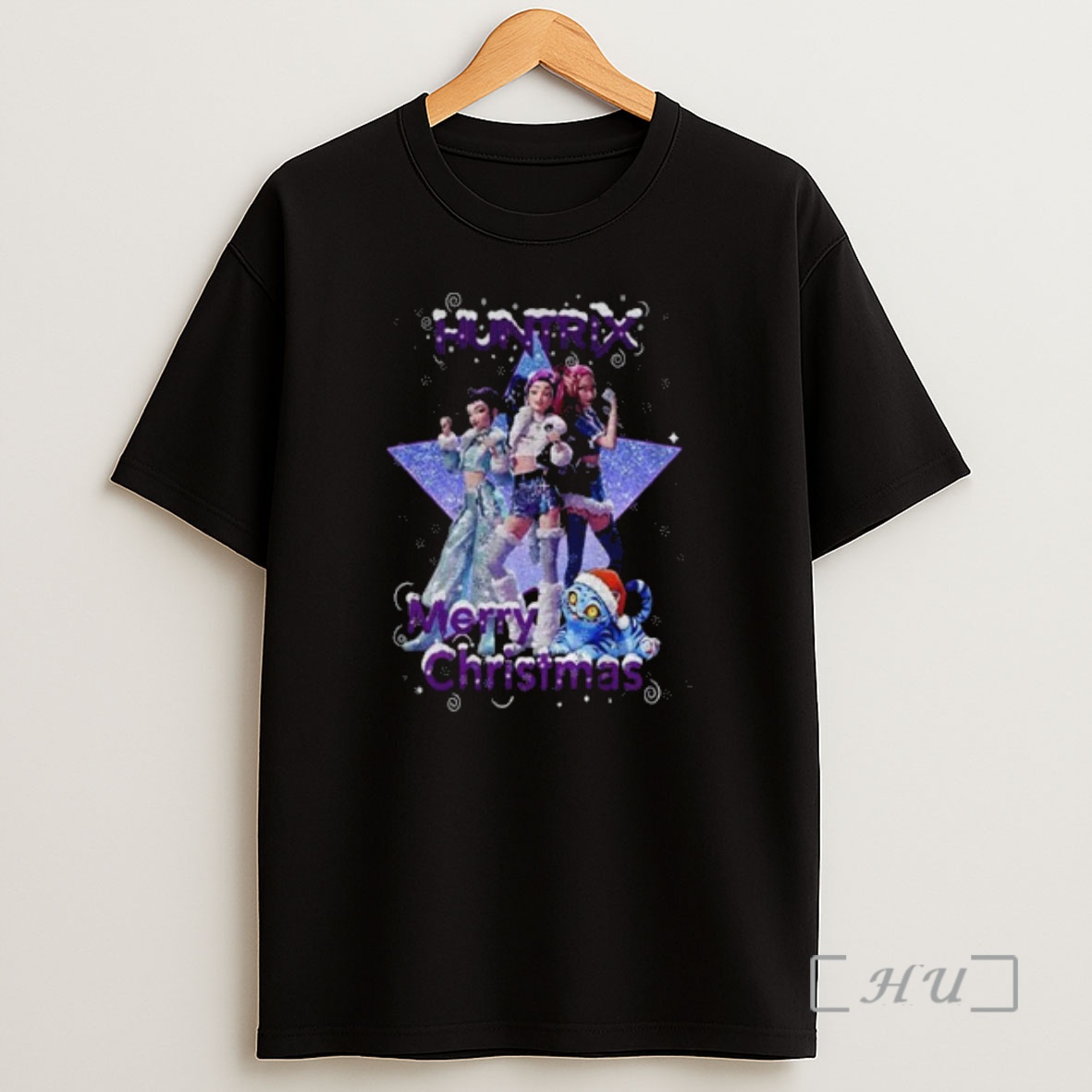 Officials Rumi Huntrix Kpop Demon Hunter Merry Christmas Premium Shirt Sweatshirt Tee