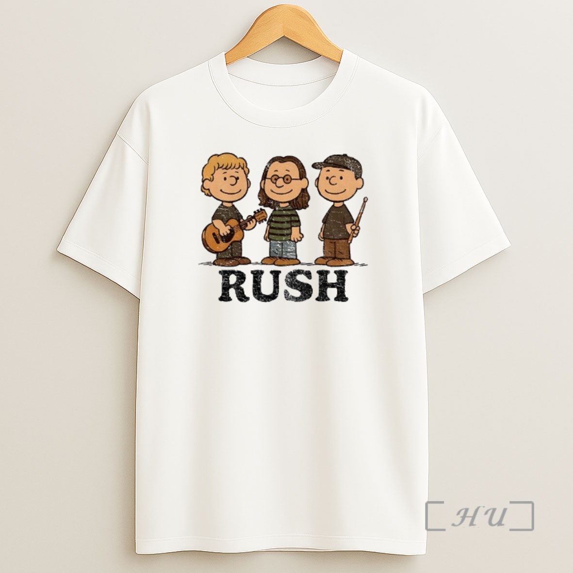 Officials Rush Band Cartoon Geddy Lee Alex Lifeson Neil Peart Shirt Sweatshirt Tee