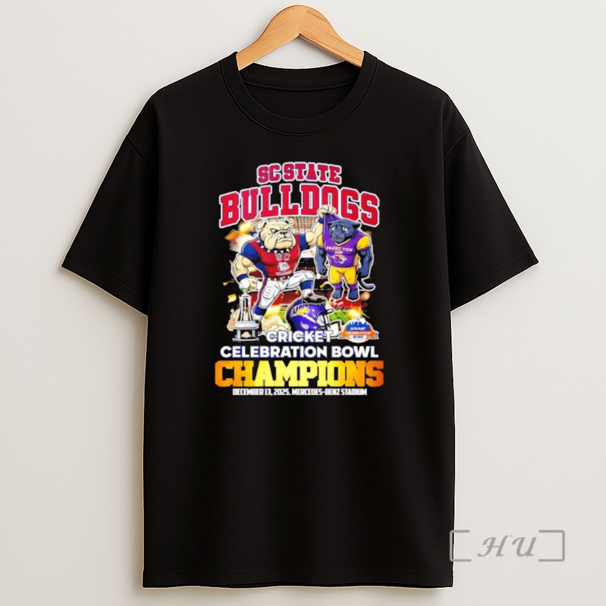 Officials Sc State Bulldogs 2025 Cricket Celebration Bowl Champions Mascot Shirt Sweatshirt Tee