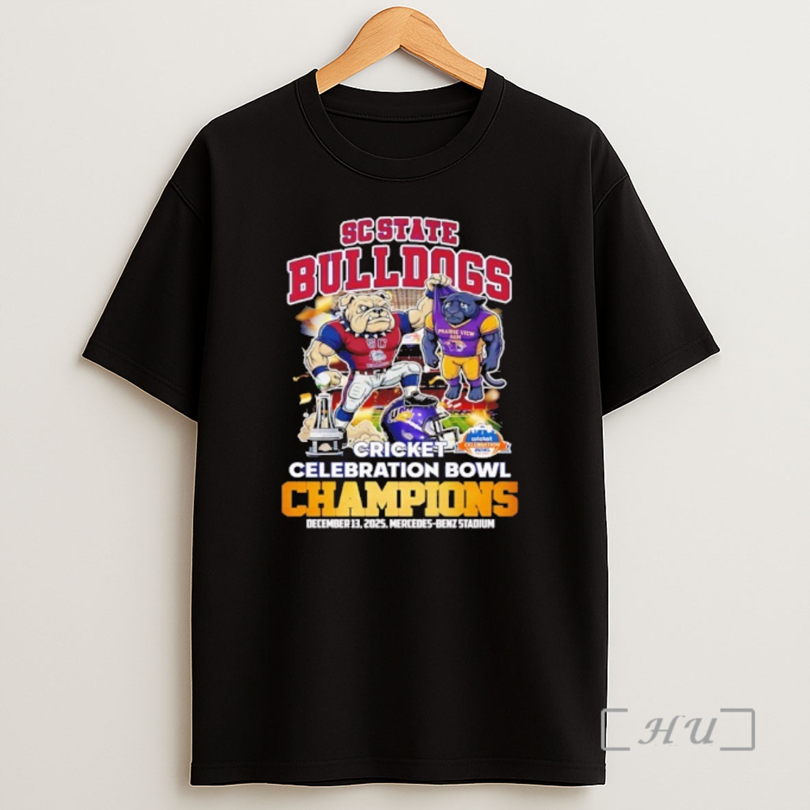 Officials Sc State Bulldogs Cricket Celebration Bowl Champions 2025 Mascot Shirt Sweatshirt Tee