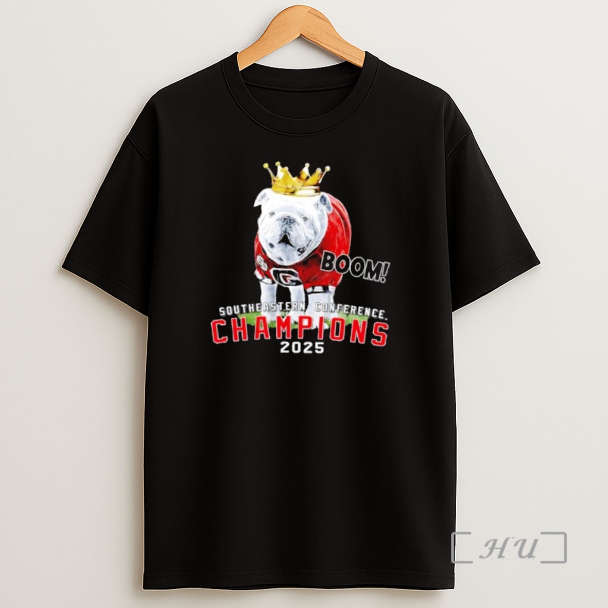 Officials Sec Champions 2025 Georgia Bulldogs Mascot Crown Premium Shirt Sweatshirt Tee