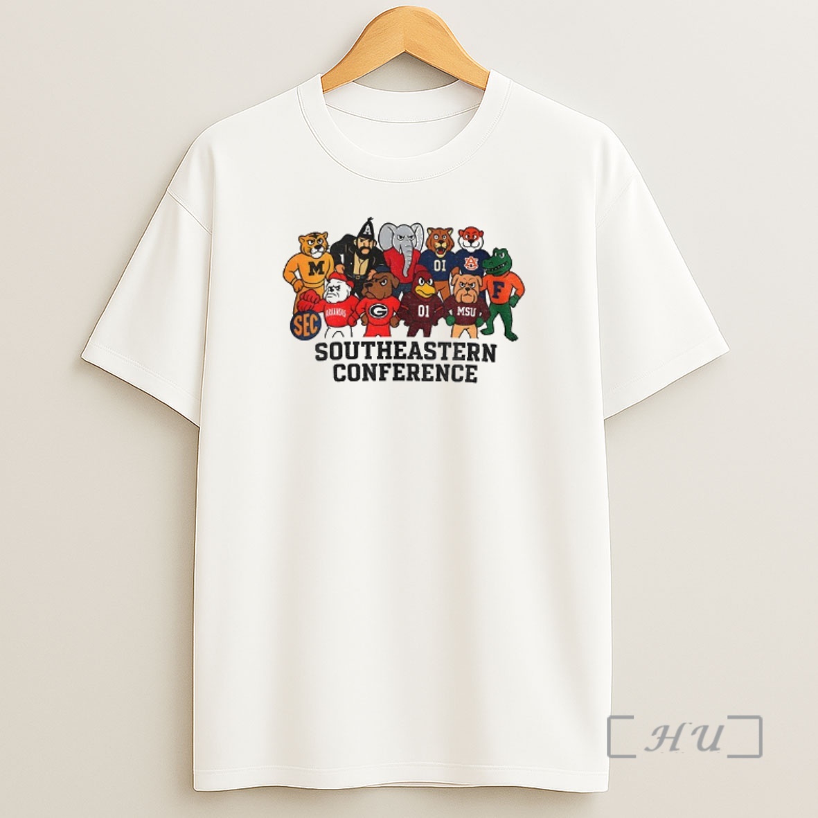 Officials Sec Team Spirit Modern Southeastern Conference Mascot Premium Shirt Sweatshirt Tee