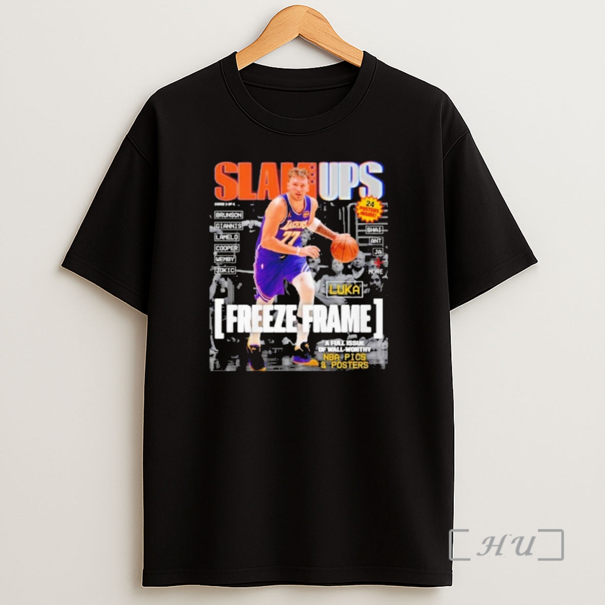 Officials Slamups Luka Doncic La Lakers Magazine Shirt Sweatshirt Tee