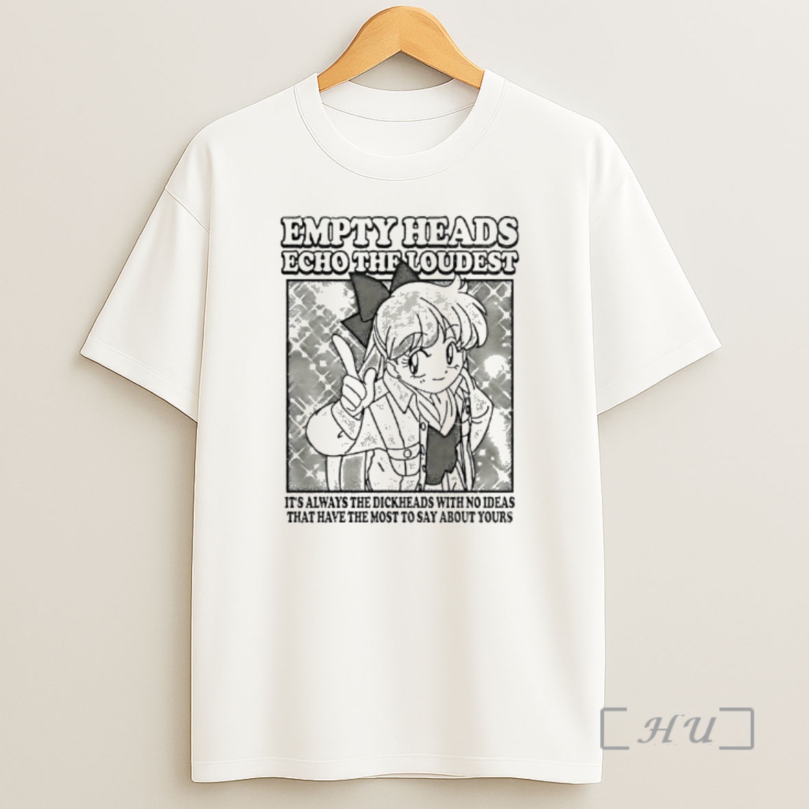 Officials Sailor Moon Empty Heads Echo The Loudest Its Always The Dickheads With No Ideas That Have The Most To Say About Yours Shirt Sweatshirt Tee