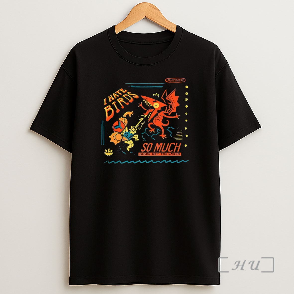 Officials Samus Aran Vs Ridley Metroid So Much Birds Get The Laser I Hate Birds Premium Shirt Sweatshirt Tee