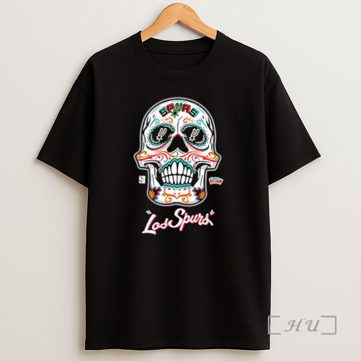 Officials San Antonio Spurs Sugar Skull Graphic Retro Shirt Sweatshirt Tee