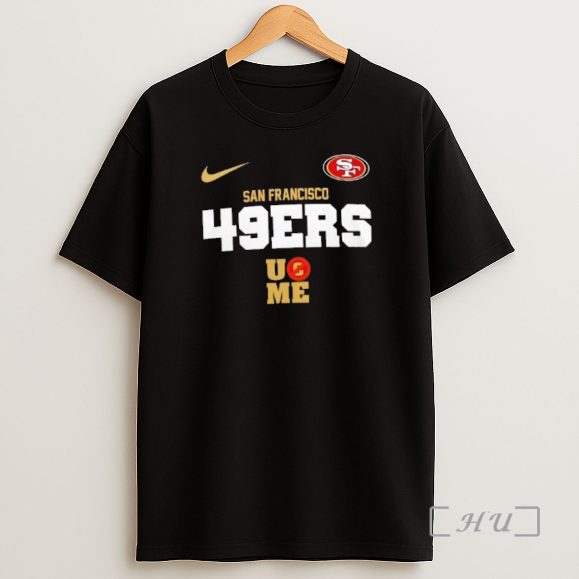 Officials San Francisco 49ers X Ucme John Cena Never Give Up 2 Sided Shirt Sweatshirt Tee