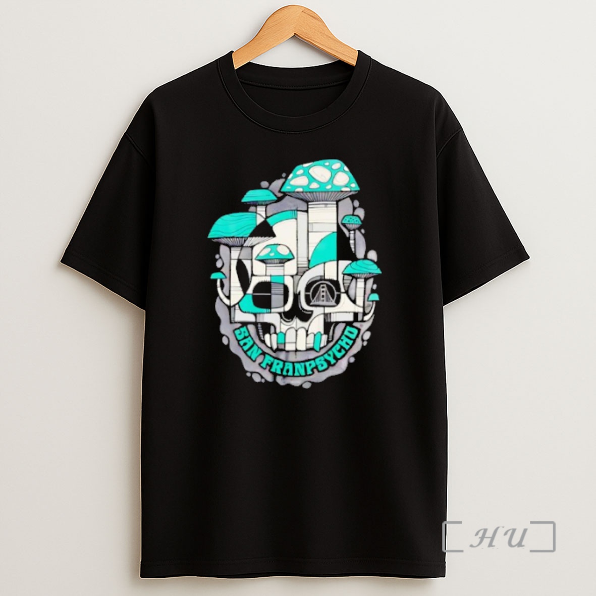 Officials San Franpsycho Skulls And Mushrooms Premium Shirt Sweatshirt Tee