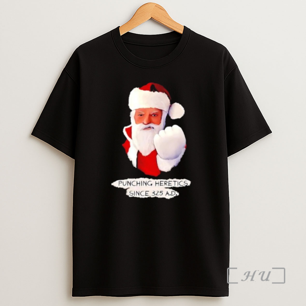 Officials Santa Claus Punching Heretics Since 325 A Premium Shirt Sweatshirt Tee