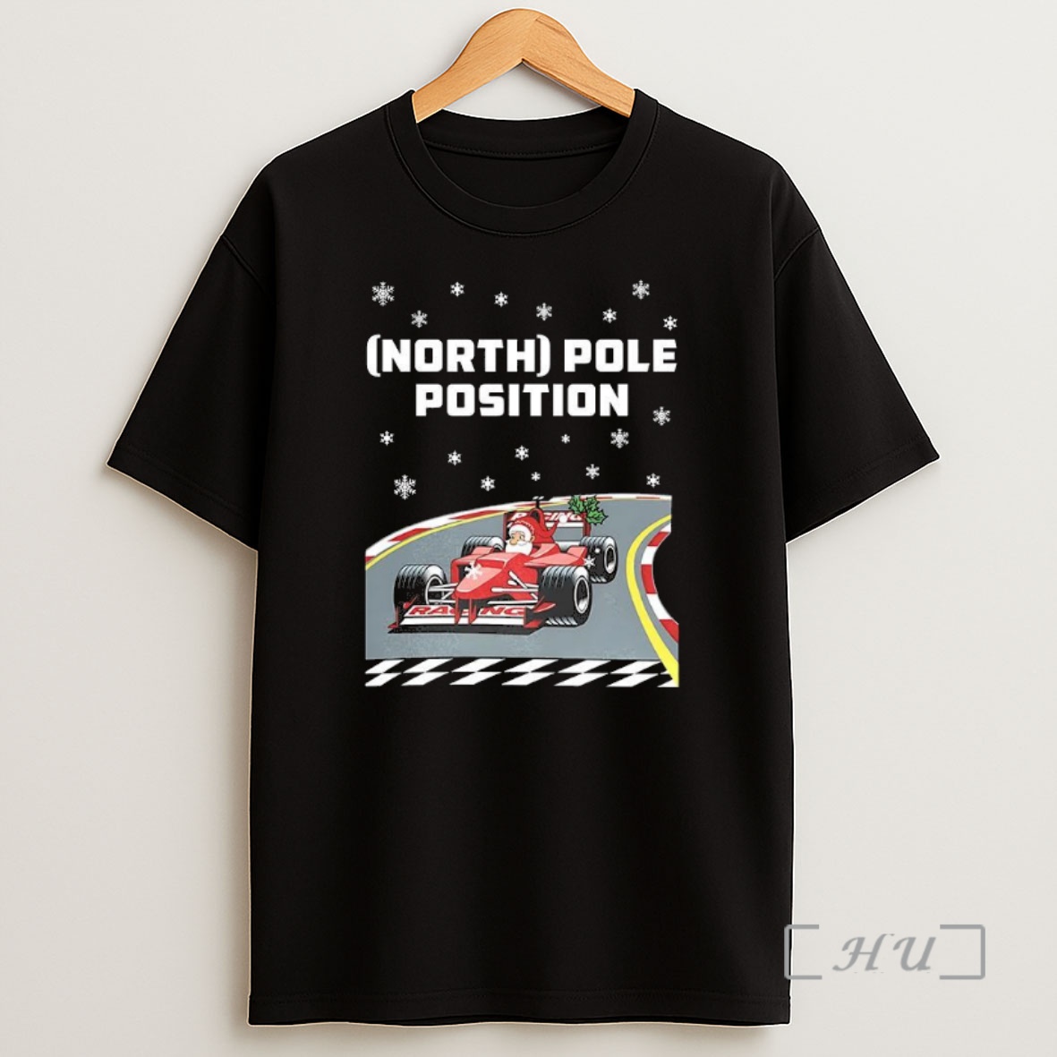 Officials Santa Claus North Pole Position Formula 1 Racing Christmas Premium Shirt Sweatshirt Tee