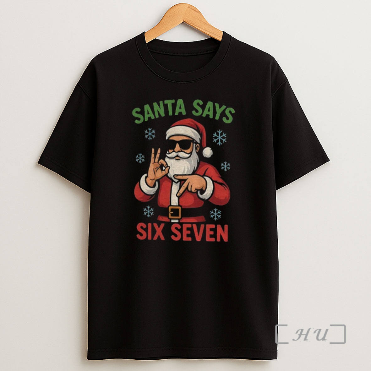Officials Santa Claus Says Six Seven Merry Christmas 2025 Shirt Sweatshirt Tee