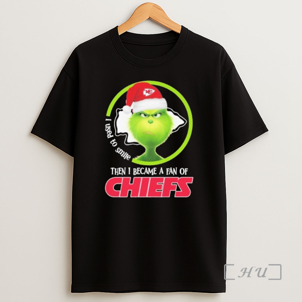 Officials Santa Grinch I Used To Smile Then I Became A Fan Og Chiefs Premium Shirt Sweatshirt Tee