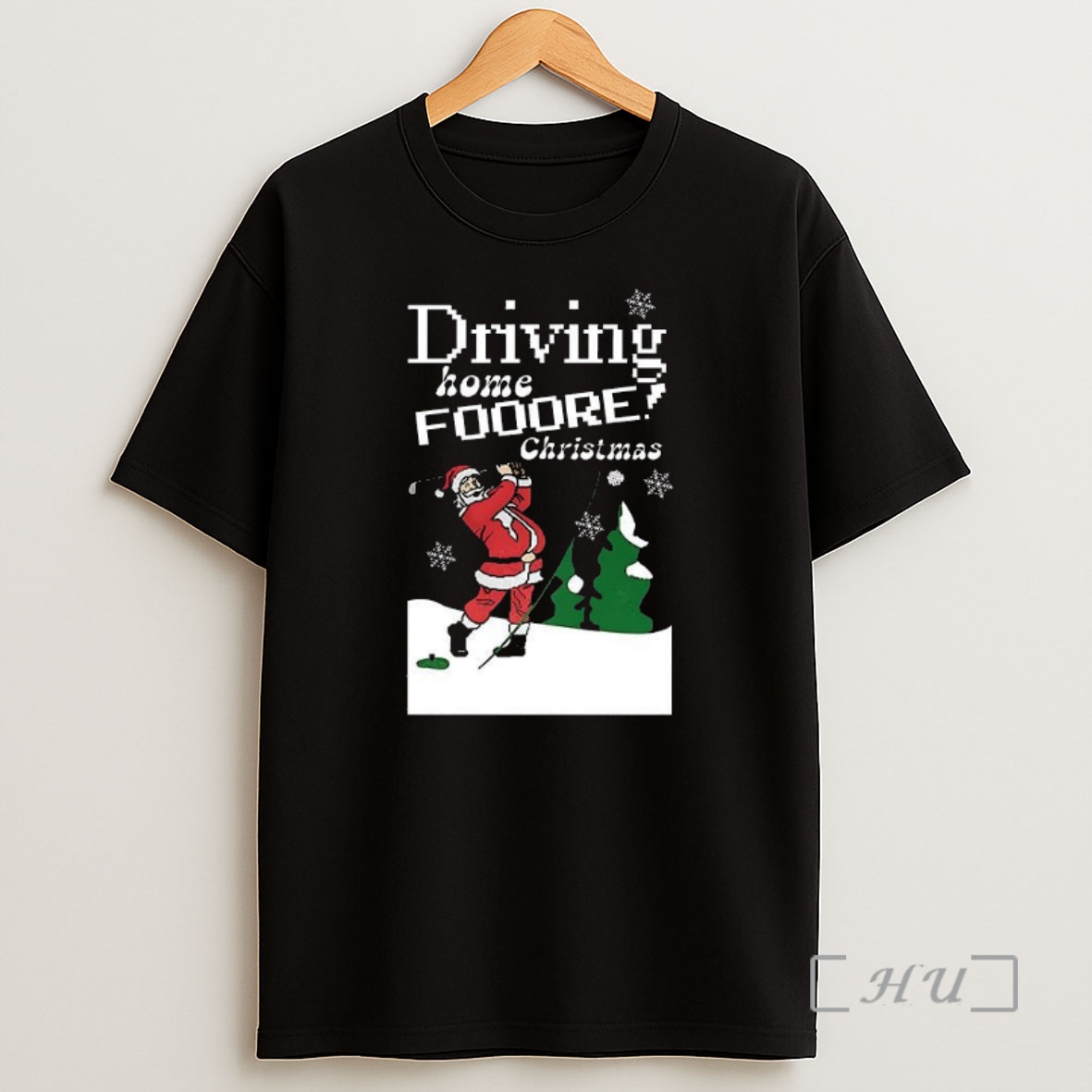 Officials Santa Driving Home Fooore Christmas Funny Golf Xmas Premium Shirt Sweatshirt Tee