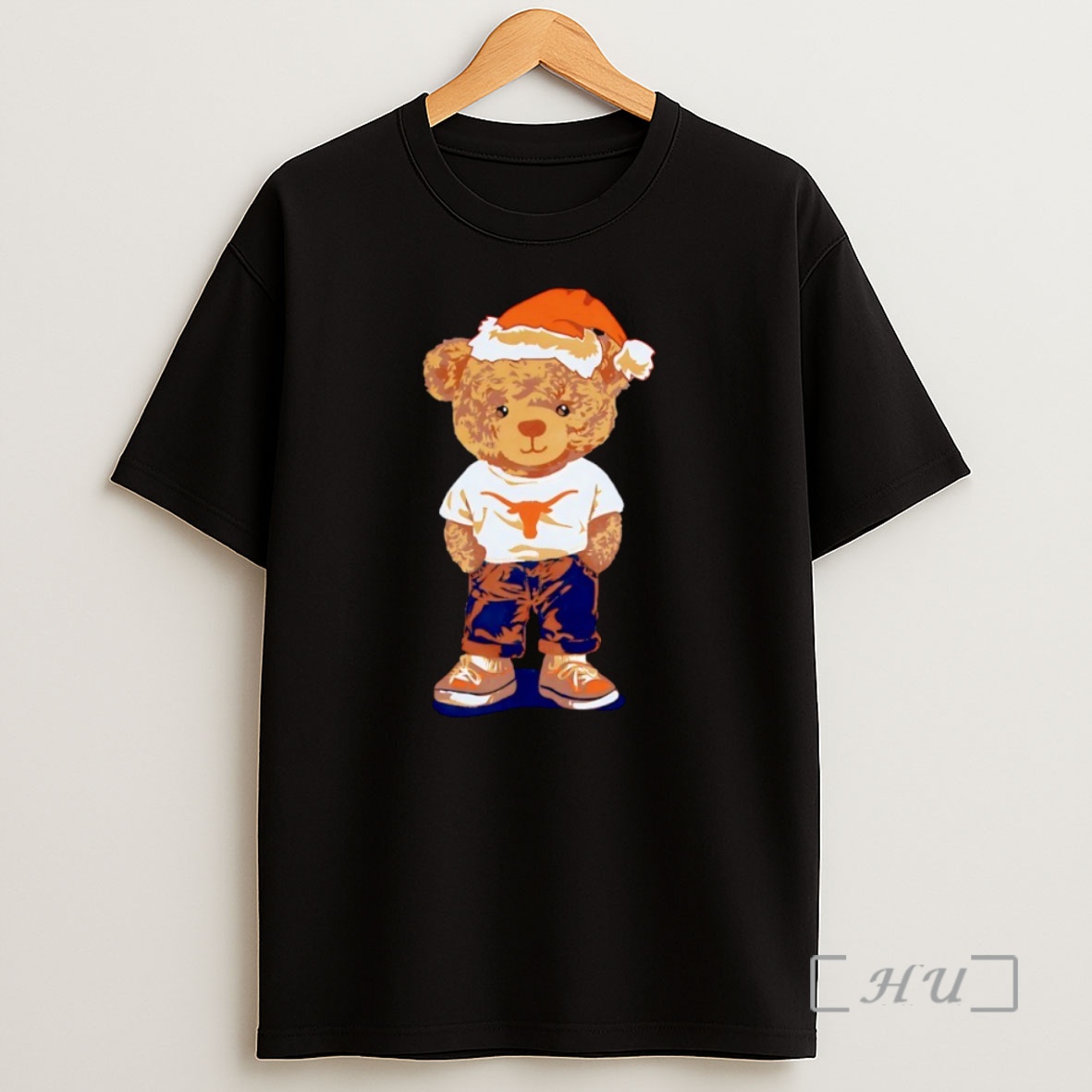 Officials Santa Hat Bear Texas Longhorns Holiday Christmas Premium Shirt Sweatshirt Tee