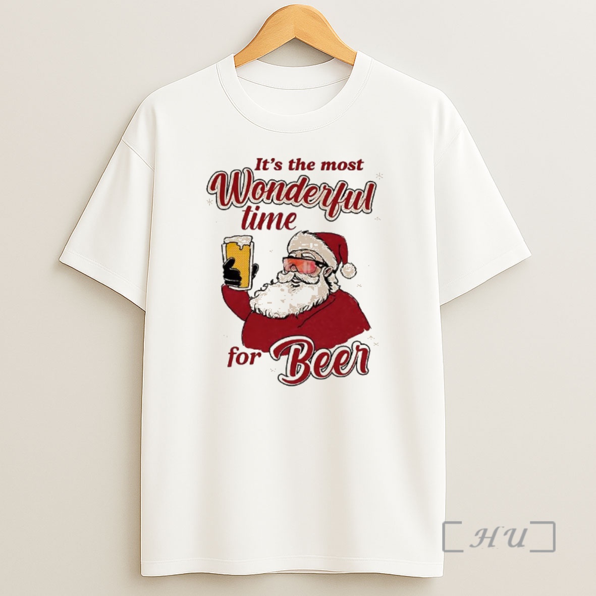 Officials Santa Its The Most Wonderful Time Style For Beer Christmas Premium Shirt Sweatshirt Tee