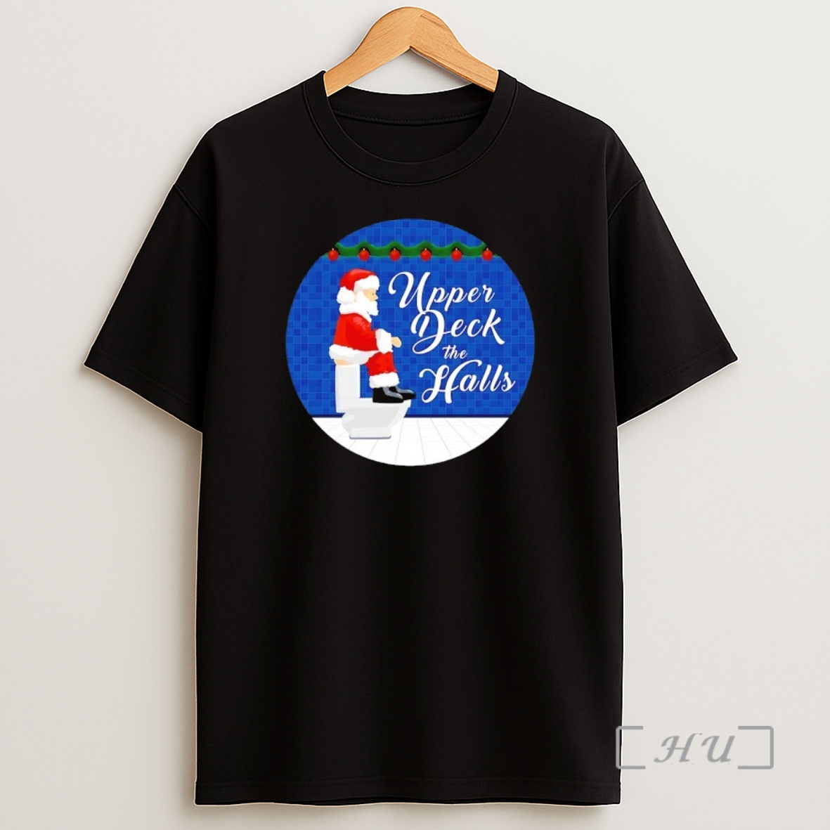 Officials Santa Upper Deck The Halls Shirt Sweatshirt Tee