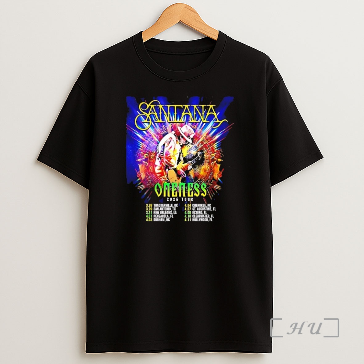 Officials Santana Oneness Usa Tour 2026 Shirt Sweatshirt Tee