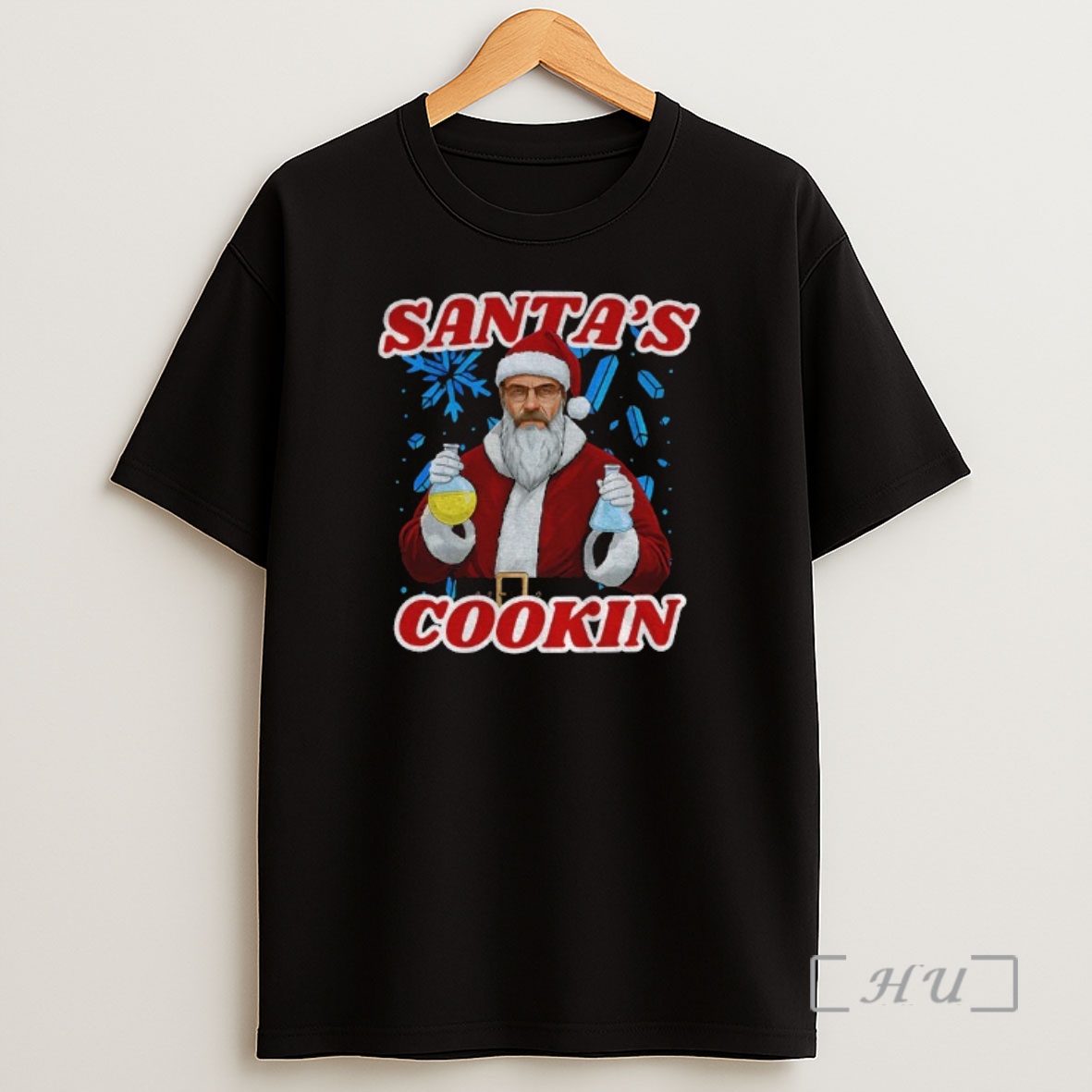 Officials Santas Cooking Breaking Bad Merry Christmas Premium Shirt Sweatshirt Tee