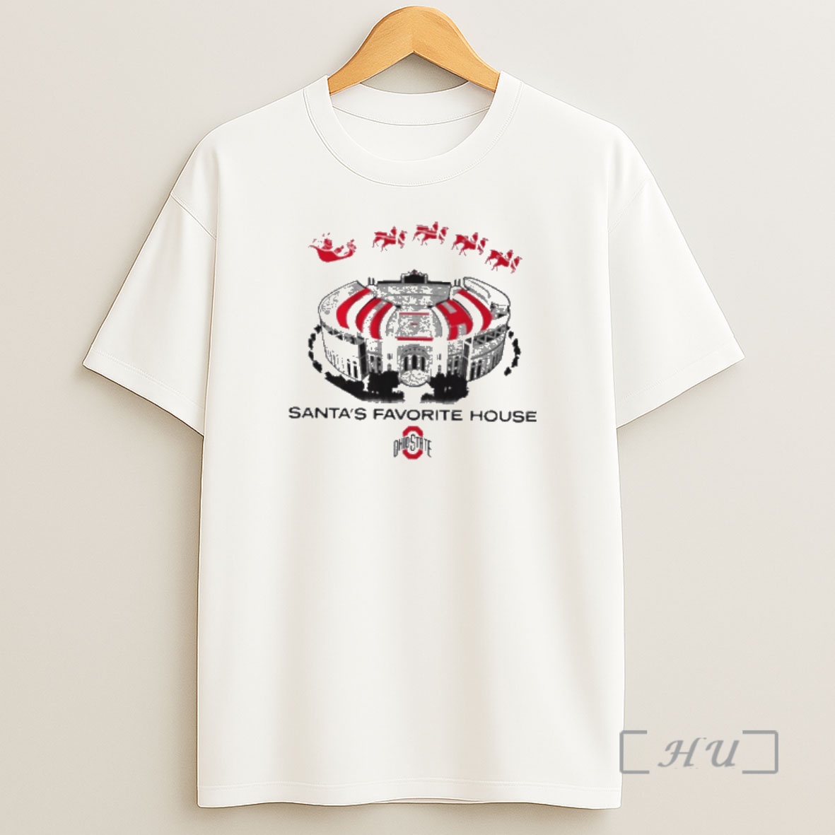 Officials Santas Favorite House Ohio State Buckeyes Stadium Shirt Sweatshirt Tee