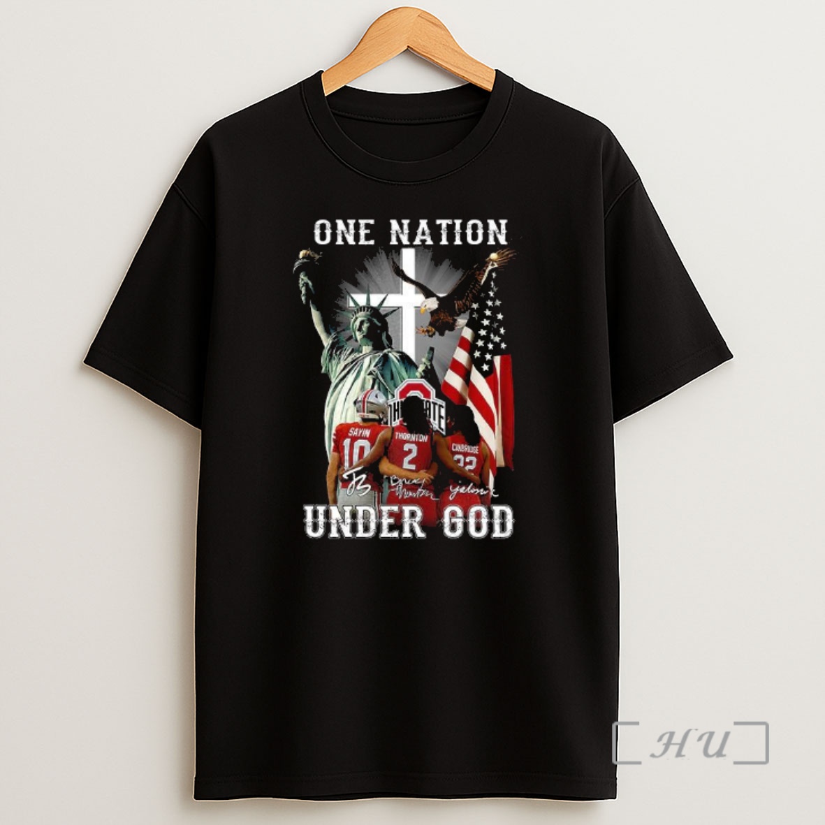 Officials Sayin Thornton And Cambridge One Nation Under God Signature Shirt Sweatshirt Tee