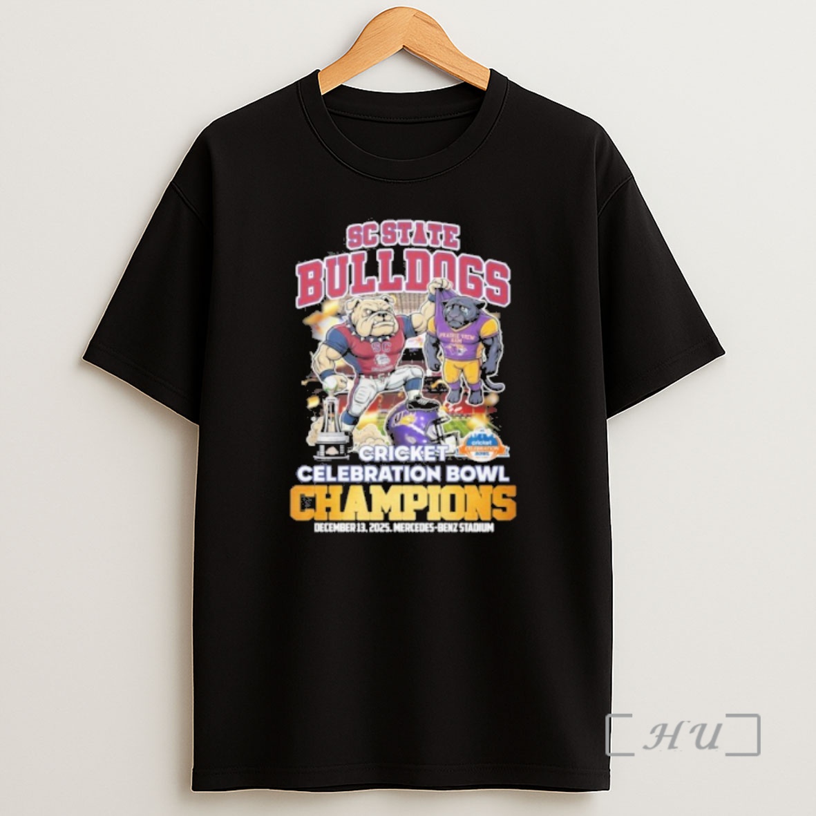 Officials Sc State Bulldogs Beat Prairie View Am Mascot Celebration Bowl Champions Shirt Sweatshirt Tee