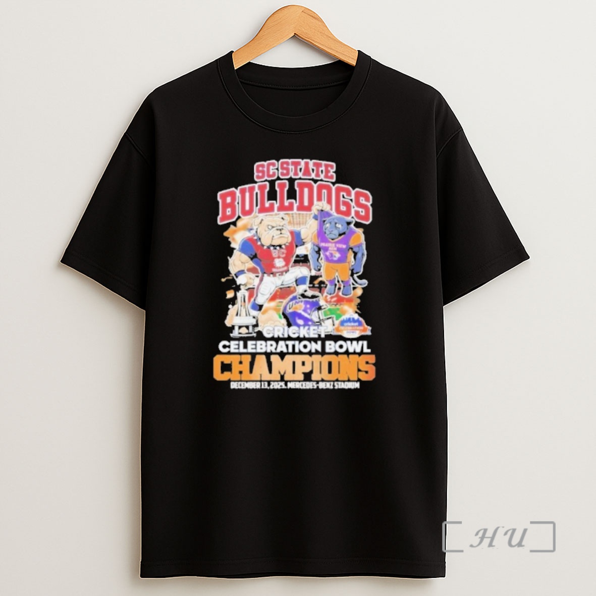 Officials Sc State Bulldogs Mascot Cricket Celebration Bowl Champions Shirt Sweatshirt Tee